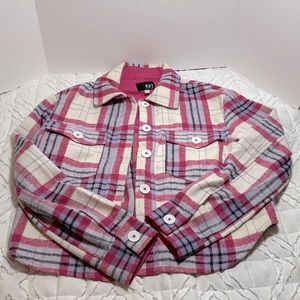 KUT from the Kloth flannel shirt/jacket.  NWOT. SZ Small